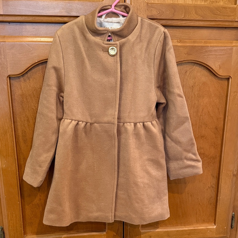 The Beaufort Bonnet Company TBBC Penelope Pea Coat Camel Size 7